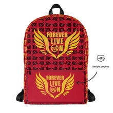 Load image into Gallery viewer, FLO Wings Backpack (Red, Black &amp; Gold Edition)