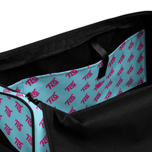 Load image into Gallery viewer, Custom FLO Duffle Bag (Light Blue &amp; Light Pink Exclusive)