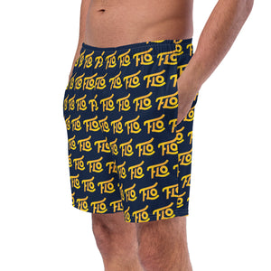 FLO Swim Trunks (Navy Blue & Gold Edition)