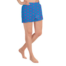 Load image into Gallery viewer, FLO Women&#39;s Athletic Shorts (Blue &amp; Pink)