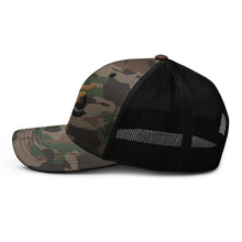 Load image into Gallery viewer, FLO Camouflage Trucker Cap (Old Brown/Black Edition)