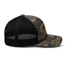 Load image into Gallery viewer, FLO Camouflage Trucker Cap (Old Brown/Black Edition)