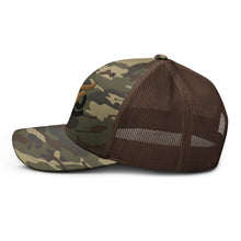 Load image into Gallery viewer, FLO Camouflage Trucker Cap (Old Brown/Black Edition)