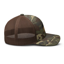 Load image into Gallery viewer, FLO Camouflage Trucker Cap (Old Brown/Black Edition)