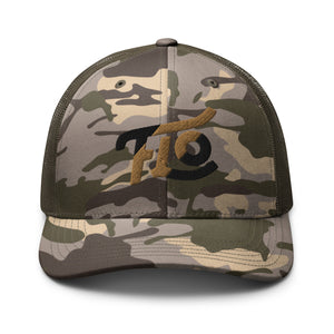 FLO Camouflage Trucker Cap (Old Brown/Black Edition)