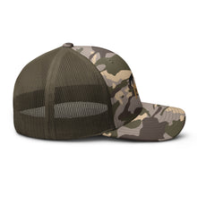 Load image into Gallery viewer, FLO Camouflage Trucker Cap (Old Brown/Black Edition)