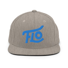 Load image into Gallery viewer, FLO Snapback Cap (Aqua/Teal)