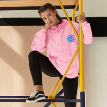 Load image into Gallery viewer, Just FLO With It Embroidered Champion Jacket (Aqua/Teal)
