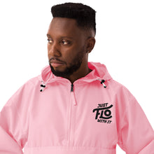 Load image into Gallery viewer, Just FLO With It Embroidered Champion Jacket (Black)