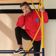 Load image into Gallery viewer, Just FLO With It Embroidered Champion Jacket (Aqua/Teal)