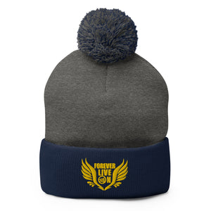 FLO Wings Pom-Pom Beanie (Gold)