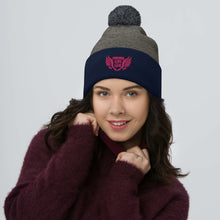 Load image into Gallery viewer, FLO Wings Pom-Pom Beanie (Pink)