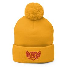 Load image into Gallery viewer, FLO Wings Pom-Pom Beanie (Red)