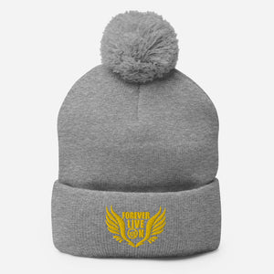 FLO Wings Pom-Pom Beanie (Gold)