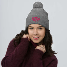 Load image into Gallery viewer, FLO Wings Pom-Pom Beanie (Pink)