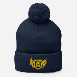 FLO Wings Pom-Pom Beanie (Gold)