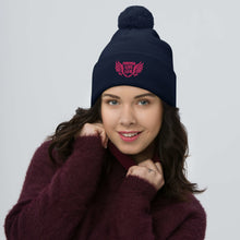 Load image into Gallery viewer, FLO Wings Pom-Pom Beanie (Pink)