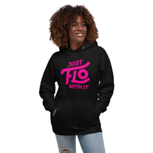 Load image into Gallery viewer, Just FLO With It Hoodie (Breast Cancer Awareness Edition)