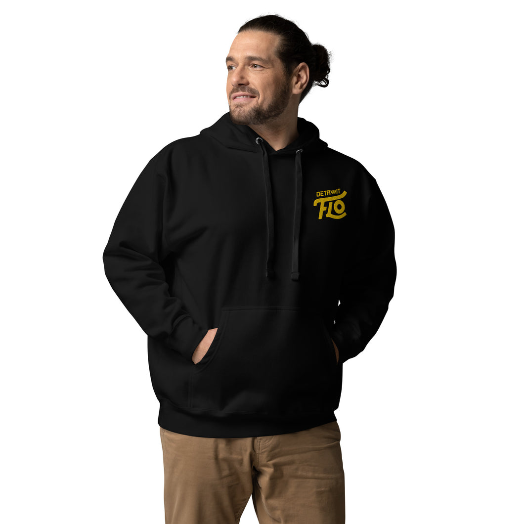 Detroit FLO Hoodie (Embroidered Gold)