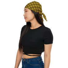 Load image into Gallery viewer, FLO Bandana (Yellow &amp; Black)