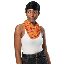 Load image into Gallery viewer, FLO Bandana (Red &amp; Gold)