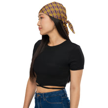 Load image into Gallery viewer, FLO Bandana (Purple &amp; Gold)
