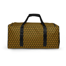 Load image into Gallery viewer, Custom FLO Duffle bag (Black &amp; Gold)