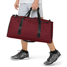 Load image into Gallery viewer, Custom FLO Duffle Bag (Red &amp; Black)