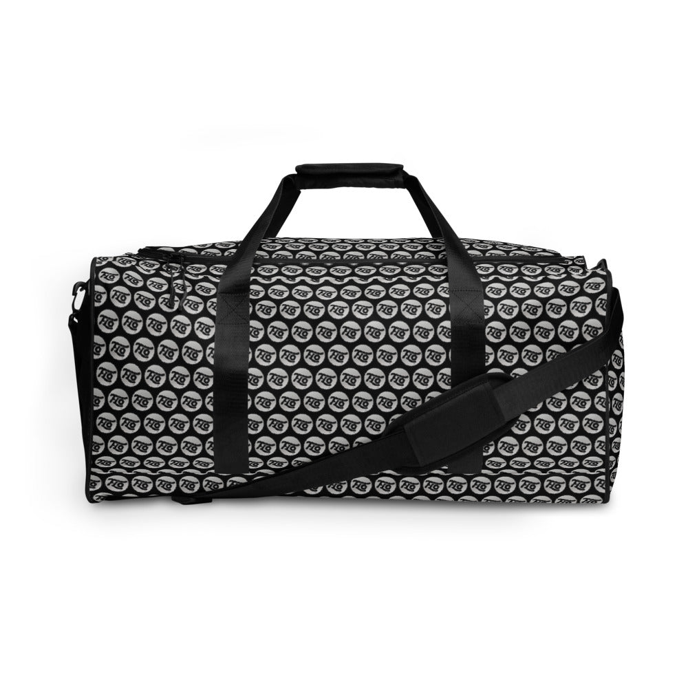 Custom FLO Duffle bag (Black & Silver)