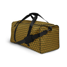 Load image into Gallery viewer, Custom FLO Duffle bag (Black &amp; Gold)