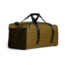 Load image into Gallery viewer, Custom FLO Duffle bag (Black &amp; Gold)