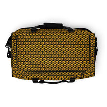 Load image into Gallery viewer, Custom FLO Duffle bag (Black &amp; Gold)