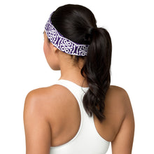 Load image into Gallery viewer, FLO Headband (Purple &amp; White Edition)