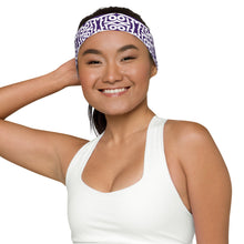 Load image into Gallery viewer, FLO Headband (Purple &amp; White Edition)