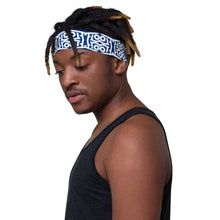 Load image into Gallery viewer, FLO Headband (Navy Blue &amp; White)