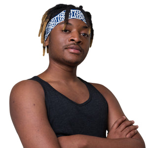 FLO Headband (Navy Blue & White)