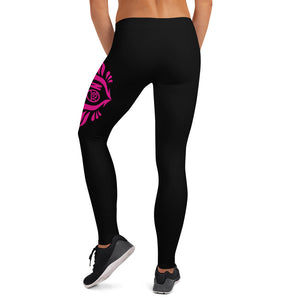 FLO Black & Pink Leggings