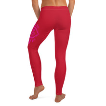 Load image into Gallery viewer, FLO Red &amp; Pink Leggings
