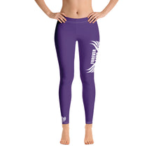 Load image into Gallery viewer, FLO Purple &amp; White Leggings