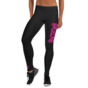 FLO Black & Pink Leggings