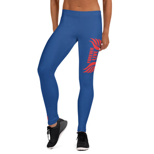 FLO Blue & Red Leggings