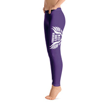 Load image into Gallery viewer, FLO Purple &amp; White Leggings