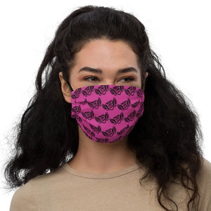 FLO Pink & Black Premium Face Mask