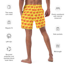 Load image into Gallery viewer, FLO Swim Trunks (Gold &amp; Red Edition)