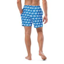 Load image into Gallery viewer, FLO Swim Trunks (Blue &amp; White Edition)