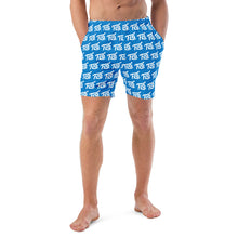 Load image into Gallery viewer, FLO Swim Trunks (Blue &amp; White Edition)