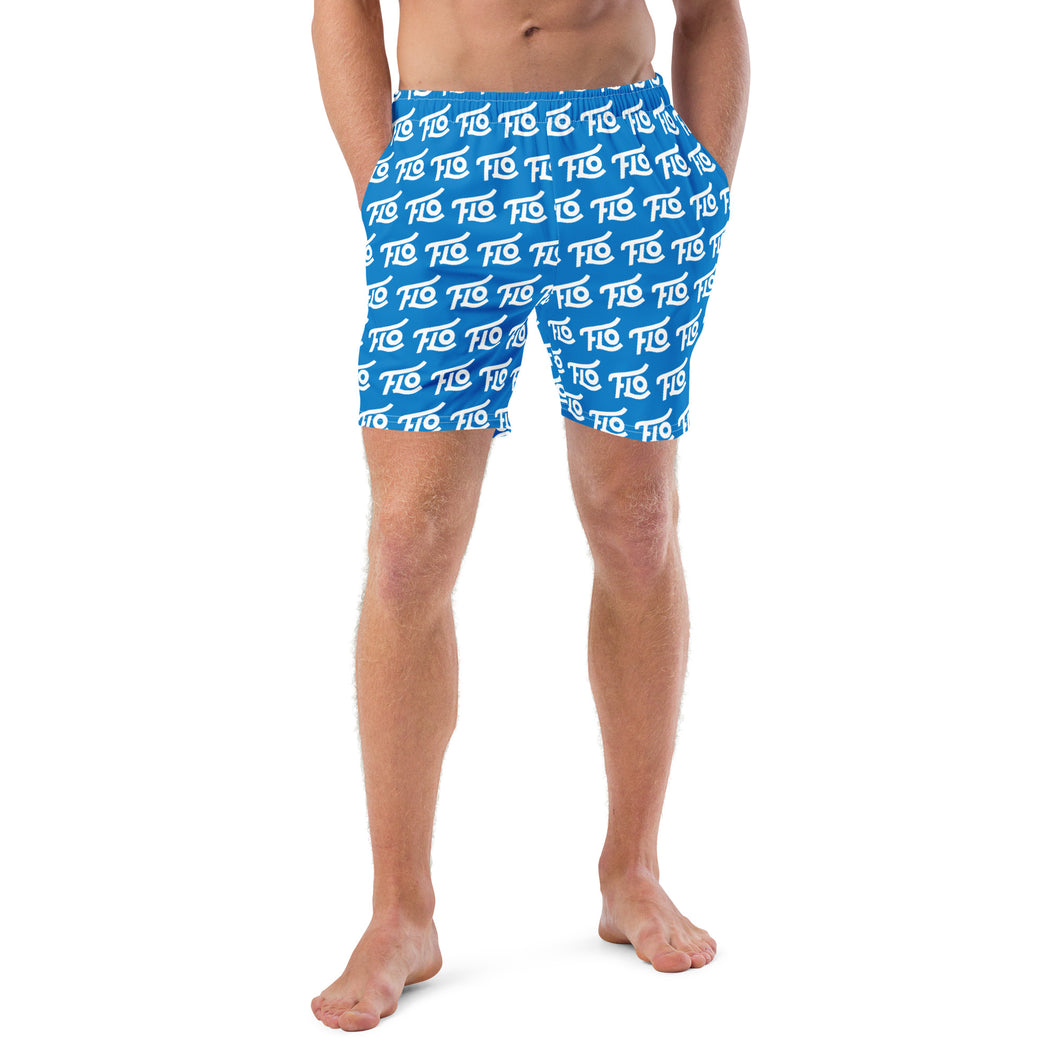 FLO Swim Trunks (Blue & White Edition)