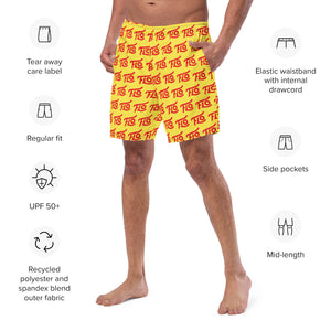 FLO Swim Trunks (Gold & Red Edition)