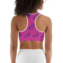 Load image into Gallery viewer, FLO Pink &amp; Purple Sports Bra