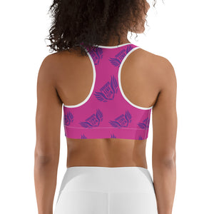 FLO Pink & Purple Sports Bra